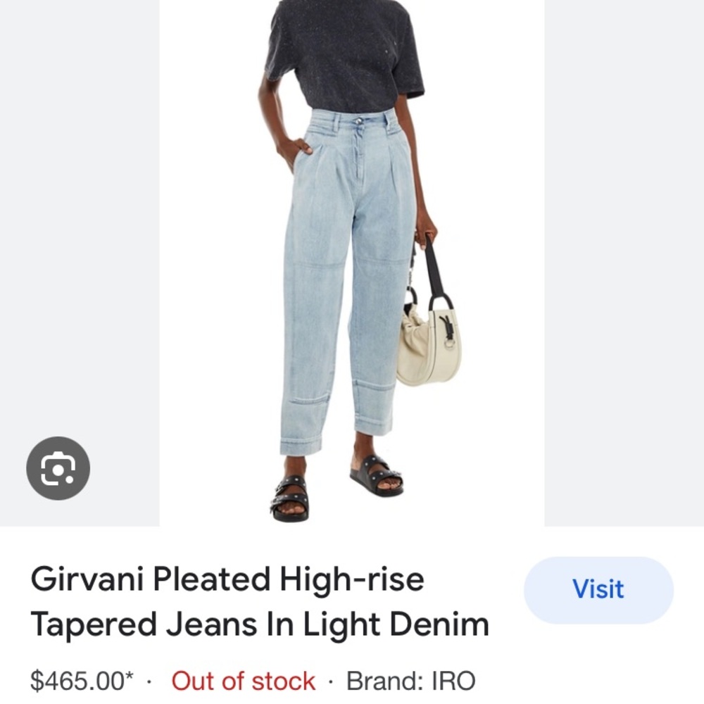 IRO Girvani jean NWTs- 38, light blue